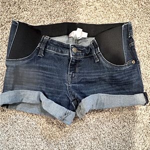 Maternity denim shorts- size 2